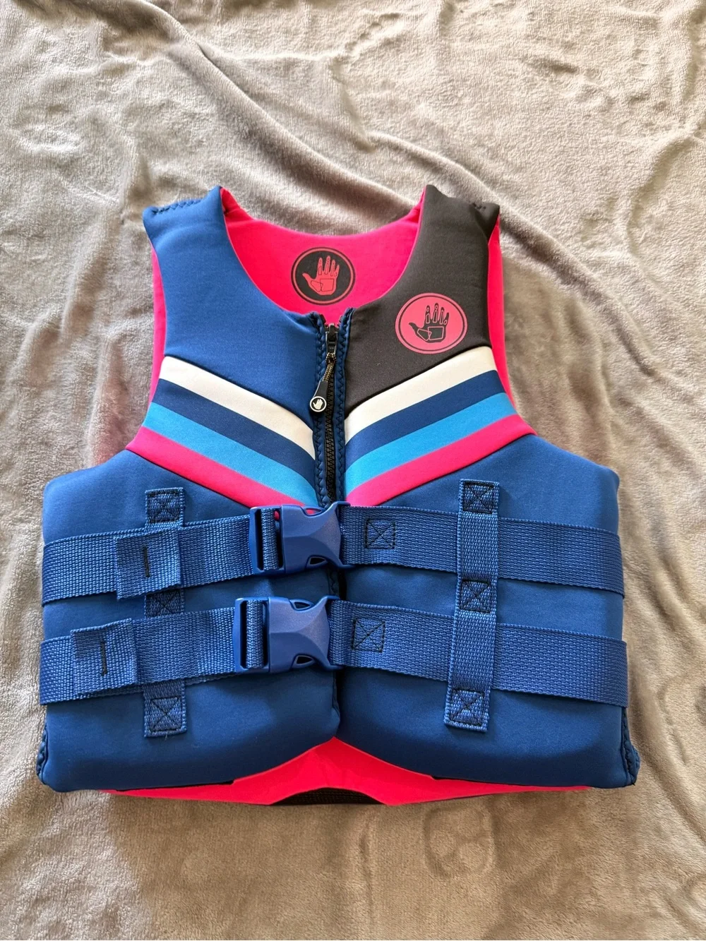 Body Glove Kids Blue Pink Life Jacket Vest
